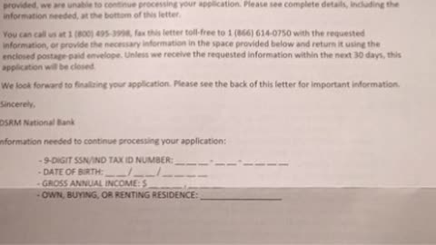 Terrorist trying to defraud the United States