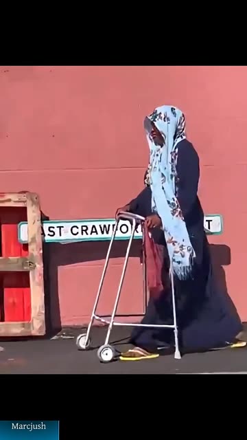 He seems to be in a rush to collect his disability benefits today !