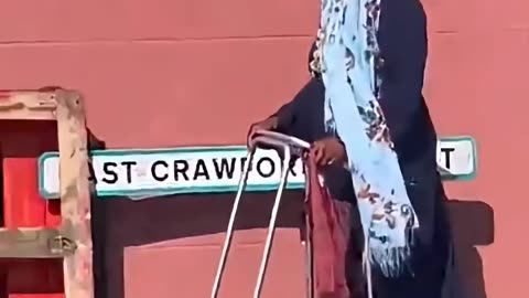 He seems to be in a rush to collect his disability benefits today !