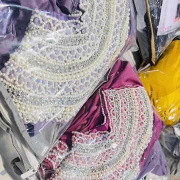 Exclusive Ready-Made Sarees 💕 with Pearl Neck Piece & Designer Waist Belt ✨ .