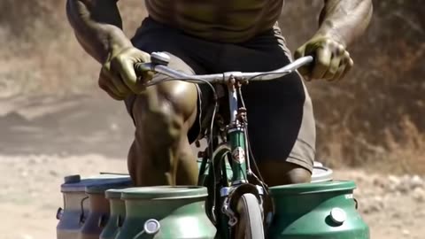 Galliyon mein goonjti hai uski cycle — milk delivery, full power mein!