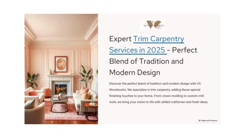 Expert Trim Carpentry Services in 2025 - Perfect Blend of Tradition and Modern Design