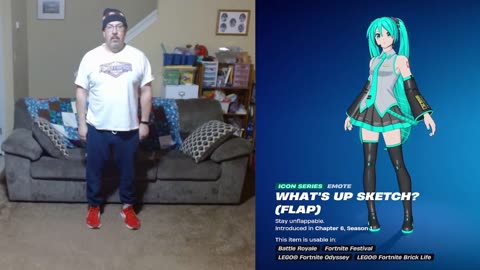 FFG Dance Fortnite Emotes What's Up Sketch Flap