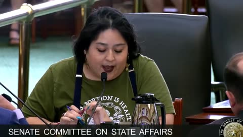 Radical pro-abortion women testified against SB31, SB33, and SB2880 - March 27, 2025