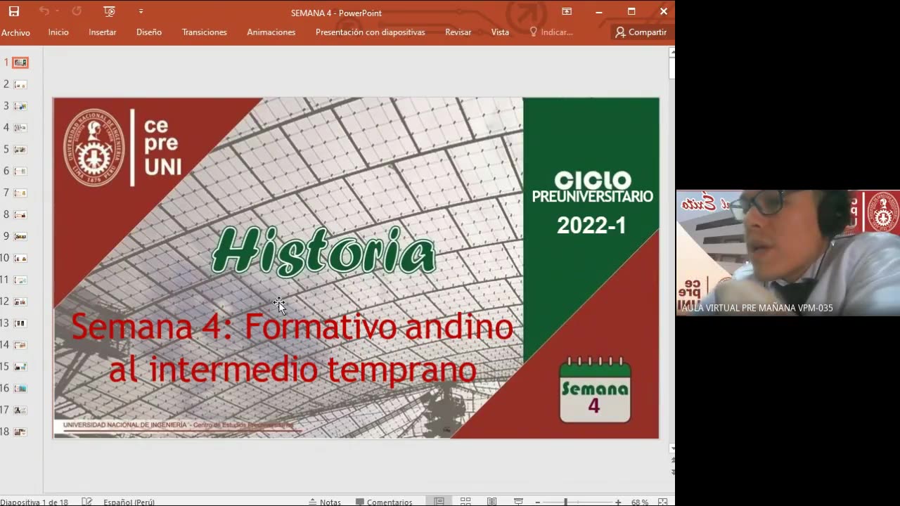 CEPRE UNI 2022 - 1 | Semana 04 | Historia