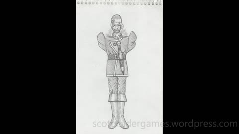 Soldier Pencil Sketch Video #40 (10-19-2025)