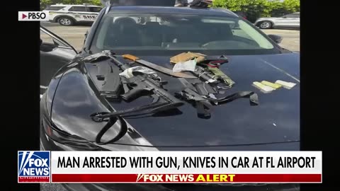 DETAILS: Man arrested after gun, knives found in car at Florida airport