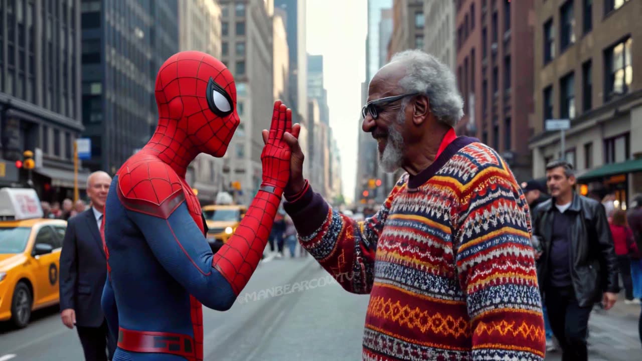 BAD SPIDER MAN HIGH FIVES BILL COSBY | WITH GREAT POWER COMES GREAT RESPONSIBILITY MEME