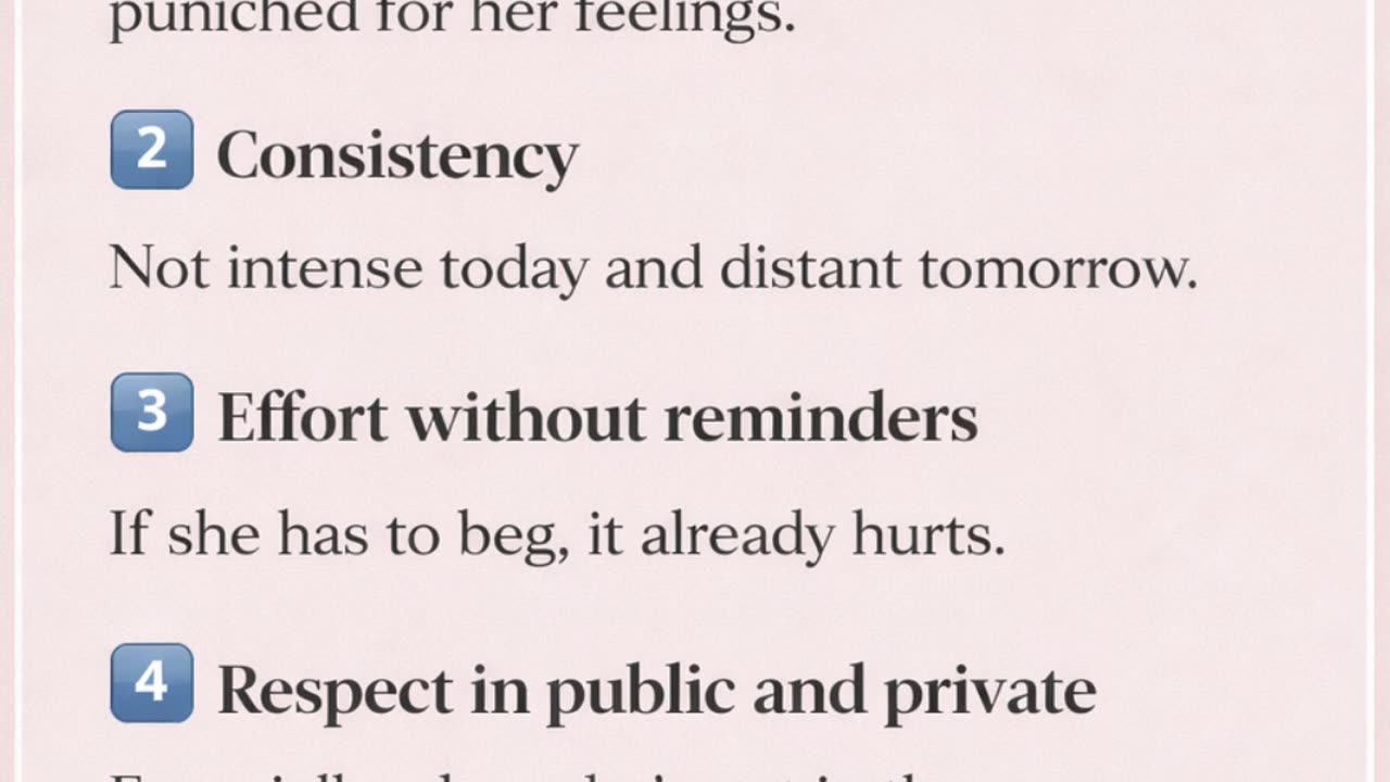 6 Things a Woman Wants From a Man