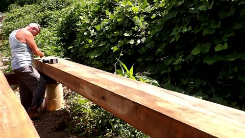 Cabin build: securing the floor