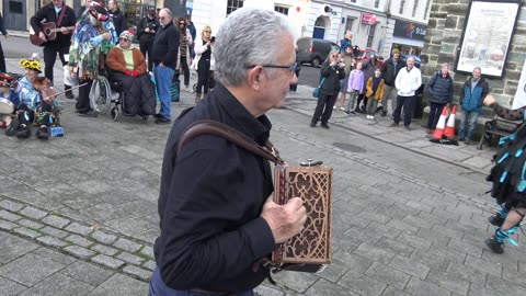 Tavistock Devon England 50 Morris Dancer teams raising money for BBC Children in Need 15th Nov 2025