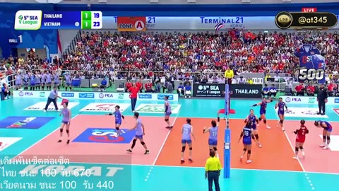 🏐 ถ่ายทอดสดวอลเลย์บอลหญิงวันนี้ 🇹🇭 ไทย พบ 🇻🇳 เวียดนาม
