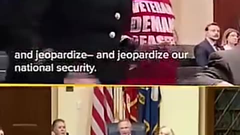 US Army intelligence officer ~ Disrupts Congress- Stop Sending Our Money To Israel | Genocide