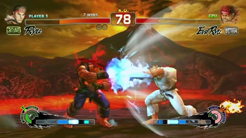 Ryu vs Evil Ryu