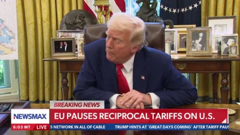 EU pauses reciprocal tariffs on United States | Wake Up America