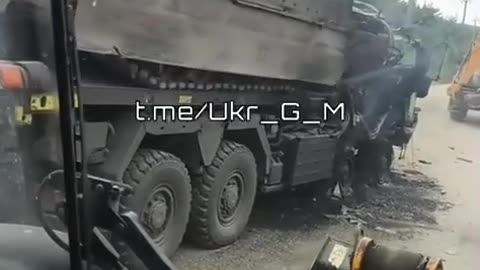 🚚🇪🇺 Ukraine Russia War | Destroyed Ukrainian Military Truck in Conflict | RCF