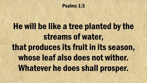 Psalm 1
