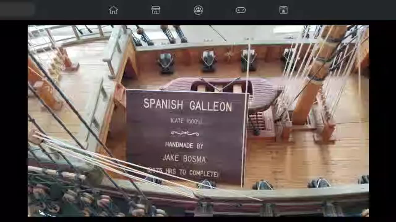 The Emma C. Berry USS United States And The Spanish Galleon Built By Jake Bosma