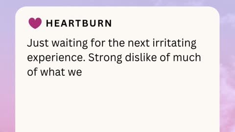 HEARTBURN ❤️