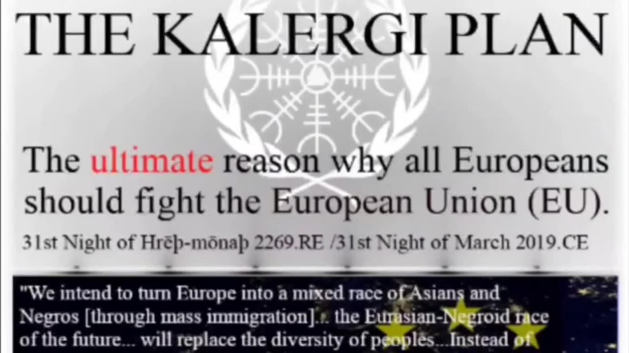 “Kalergi Plan- A plan by global elites - Jews