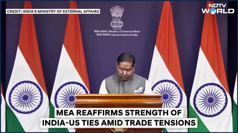 Trump Tariff | 'Partnership Will Grow': India Stresses Strong Ties With US Amid Trade Tensions