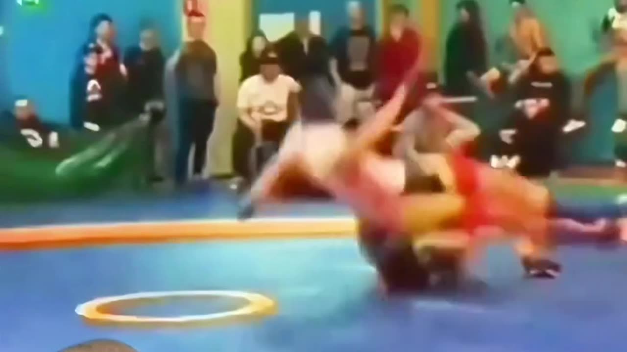 perfectly timed kick