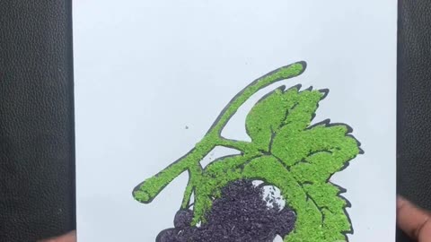coconut waste - Juicy grapes!🍇✨ #art#standard #ASMMR #DIYCraft #EcoAart #Satisfying