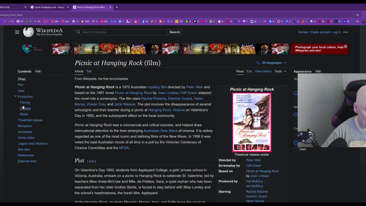 Picnic at Hanging Rock great movie review