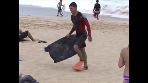 Bone-crunching surf at 'Break-neck Beach' 6089 INJURIES Sandy Breach Hawaii