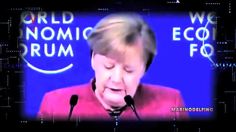 Reptilians: Angela Merkel Glitch