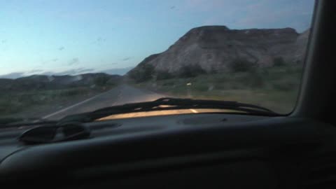 Bumpy road causes spike in audio recording, sounds quite loud!