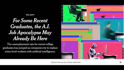 THE JOB APOCALYPSE AI could wipe out half of all entry-level white-collar jobs