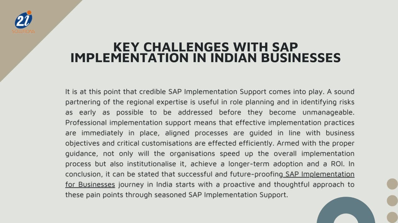 Overcoming SAP Implementation for Businesses Challenges to Accelerate Growth