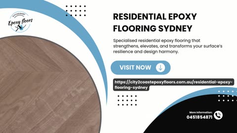 Resilient Living Surfaces with Residential Epoxy Flooring in Sydney