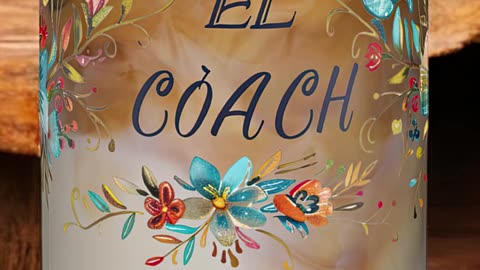 Latte art meets life goals? This El Coach glass hits different every morning #icedlatte #giftideas