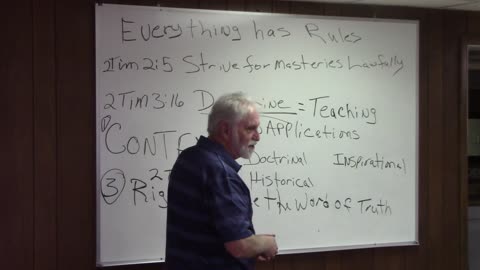How to Study The Bible Lesson 4: The Rules Part 1