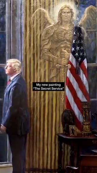 onMcNaughtonart - My new painting “The Secret Service.”