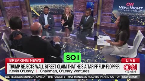 Kevin O’Leary just took on an entire CNN panel about Trump's tariffs