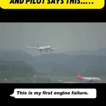 How chill was this Pilot when the engine failed!!