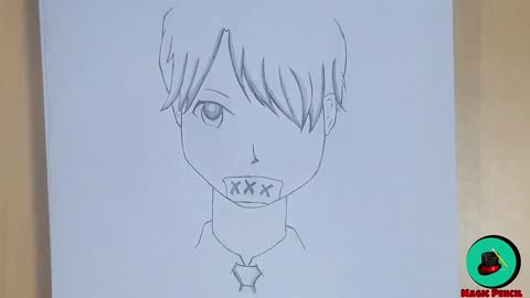 easy way to draw boy anime silent