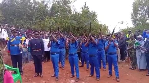 African Military Funeral