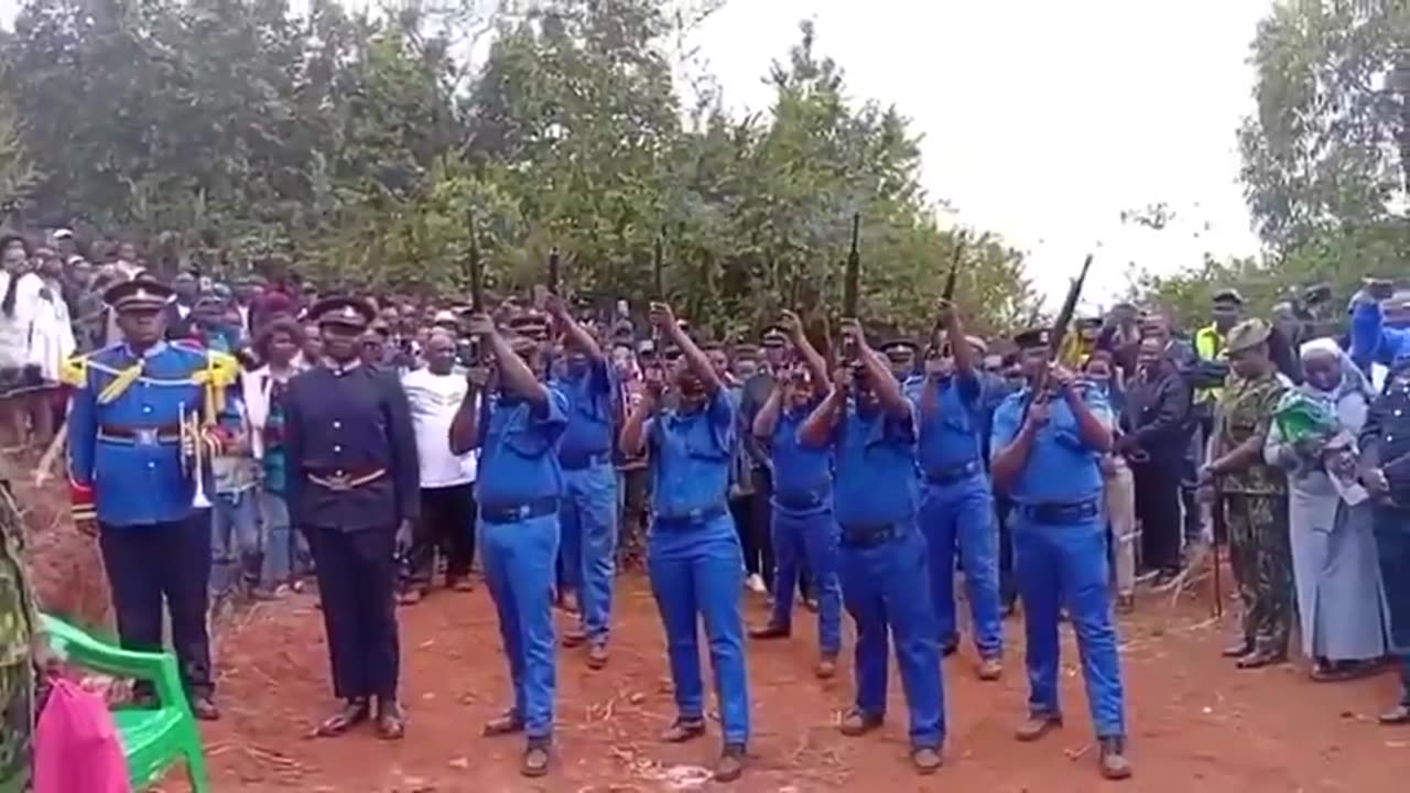 African Military Funeral