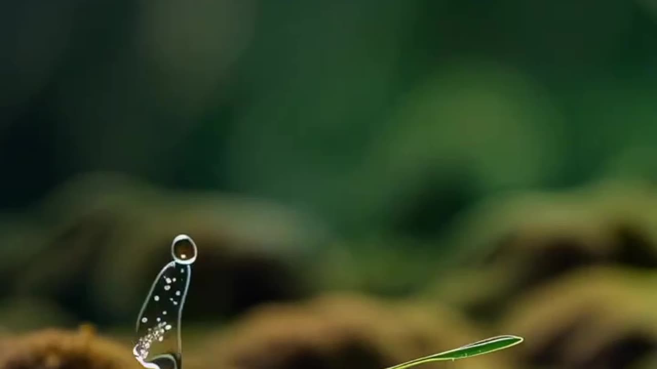 Watch as two beings dance in sequence to one another
