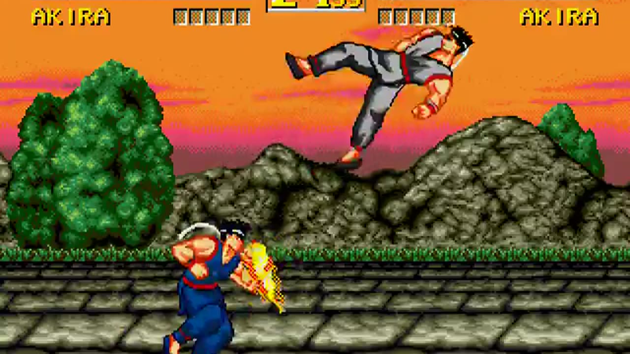 Mega Drive Longplay 514 Virtua Fighter 2 vs Tekken 2 Unlicenced