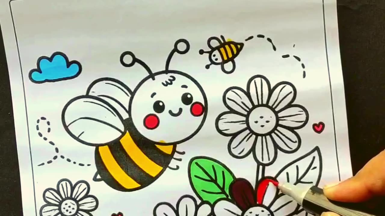 Satisfying Coloring Videos | Relaxing Coloring Videos | How To Color | 009 #coloring #satisfying