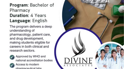 Launch Your Global Pharmacy Career with CIU and Divine Associates Ltd