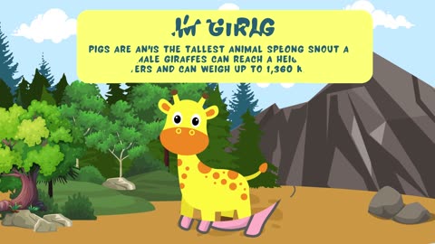 Light Blue and Green Playful Animal Names Presentation