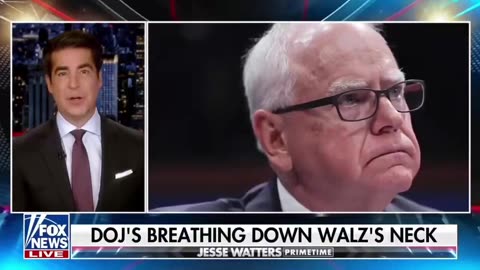 Minnesota Governor Tim Walz is under criminal investigation by the DOJ
