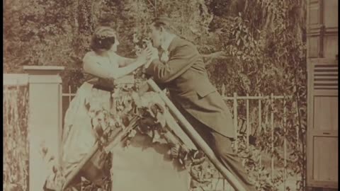 GONTRAN ET LA VOISINE INCONNUE (Éclair-1913) NEW English subtitles.