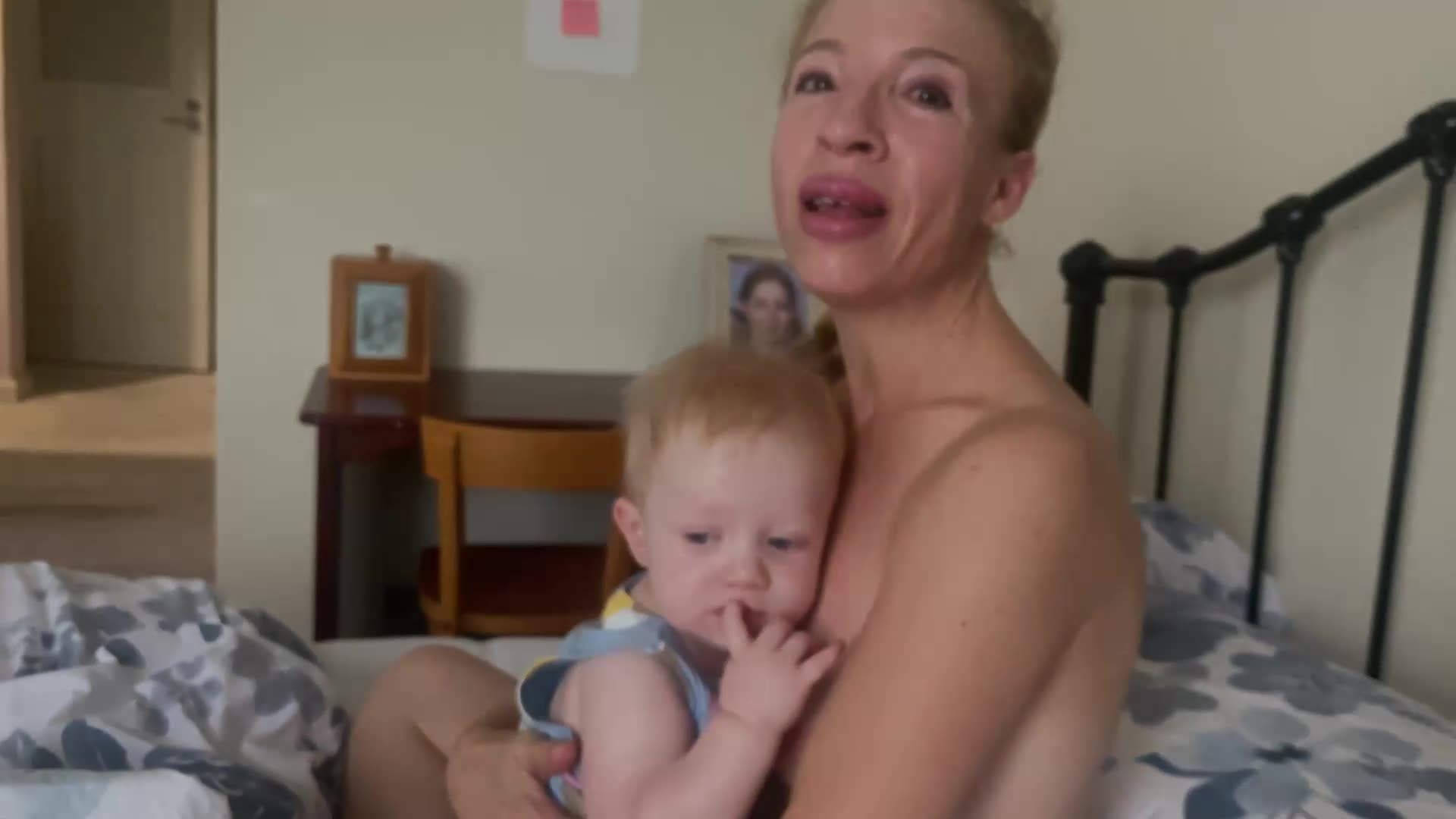 Cozy Mornings with Spencer: Cuddle Curl Breastfeeding & Baby Shenanigans! ||